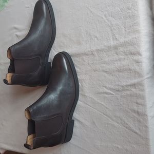 Driver Club USA Men's Genuine Leather Boot w/Lug Sole Ankle Color:brown grainy